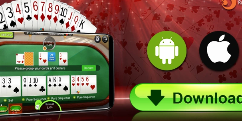 Search and download Rummy888 easily from the App Store on your iOS device
